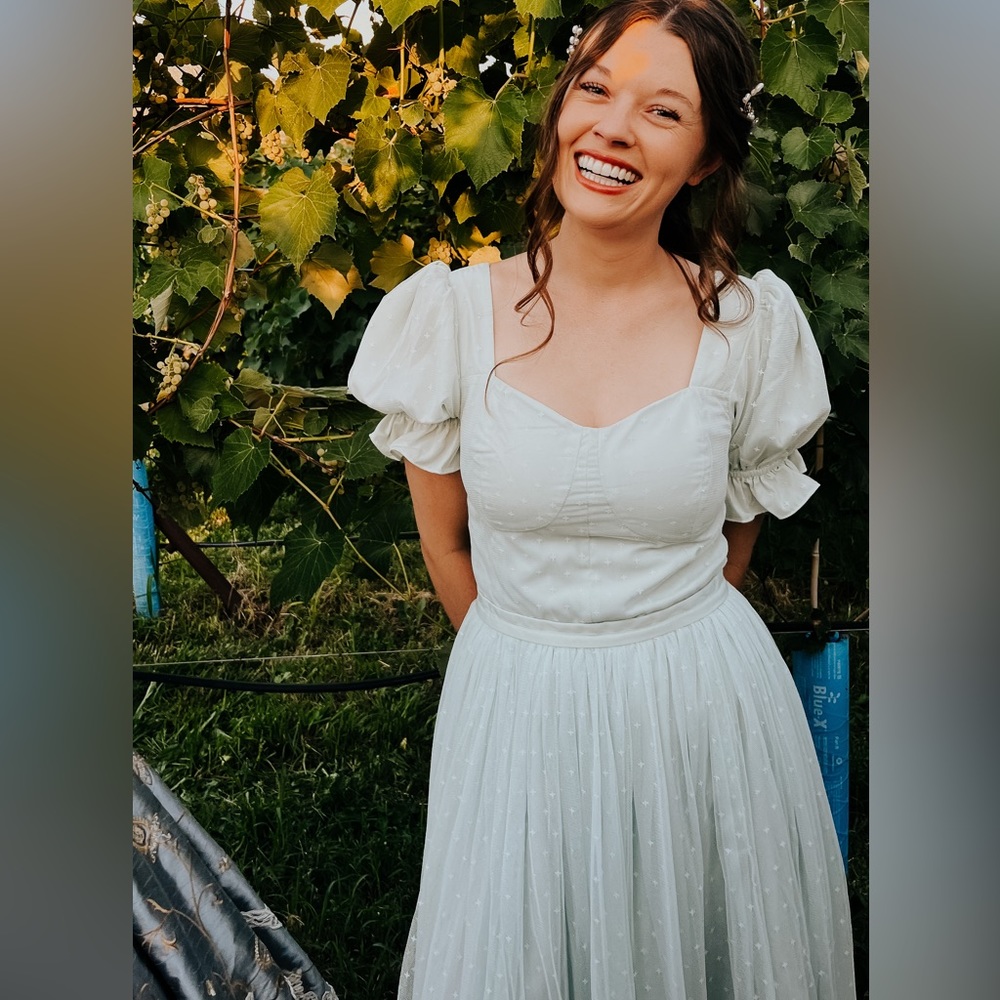 Ballerina Dress in Seafoam